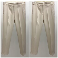 AZZE BUTİK - 2001 KALEM PACA PANTOLON K60 KREM 