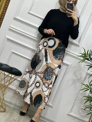 5230 SEVİL ETEKLİ TAKIM K35SİYAH - Thumbnail