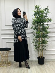 AZZE BUTİK - 5340 EFSUN TAKIM K35 SİYAH