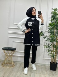 AZZE BUTİK - 5400 SAHRA TAKIM K65 SİYAH
