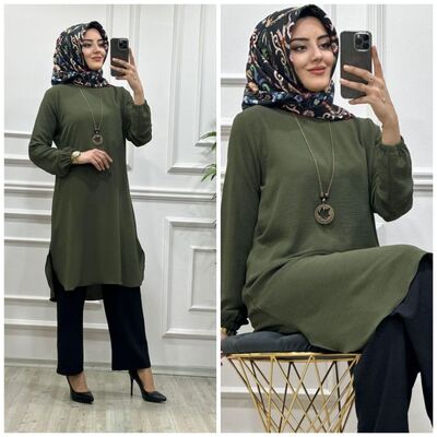5410 SERAP KOLYELİ TAKIM K25 HAKİ