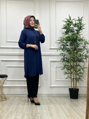 5410 SERAP KOLYELİ TAKIM K25 LACİVERT