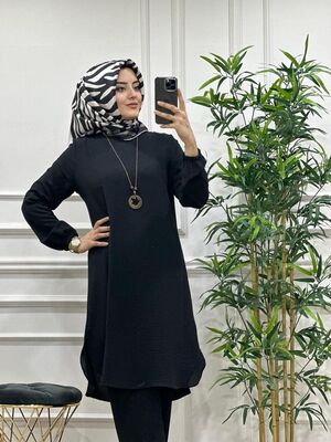 5410 SERAP KOLYELİ TAKIM K25 SİYAH