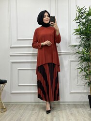 AZZE BUTİK - 5430 ELİF TAKIM K40 KİREMİT