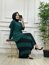 AZZE BUTİK - 5430 ELİF TAKIM K40 ZÜMRÜT