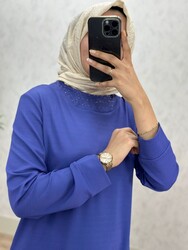 AZZE BUTİK - 5530 DURU TAKIM K60 İNDİGO