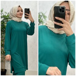 AZZE BUTİK - 5530 DURU TAKIM K55 ZÜMRÜT