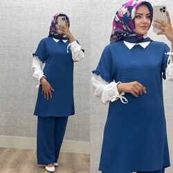 AZZE BUTİK - 5620 DUYGU TAKIM K85 İNDİGO