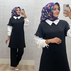 AZZE BUTİK - 5620 DUYGU TAKIM K85 SİYAH