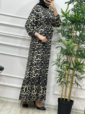 6160 LEOPAR ELBİSE K75