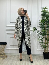 AZZE BUTİK - 7011 LEOPAR DESEN TUNIK K30