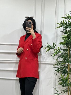 7310 BLAZER CEKET K30 KIRMIZI