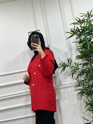 7310 BLAZER CEKET K30 KIRMIZI