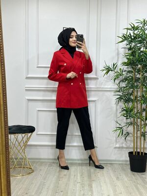 7310 BLAZER CEKET K30 KIRMIZI