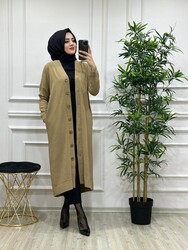 AZZE BUTİK - 7320 HİFA KAP K75 LATTE