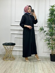AZZE BUTİK - 7340 SEREN KAP K65 SİYAH