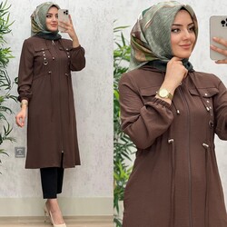 AZZE BUTİK - 7440 SEZEN KAP K75 KAHVE