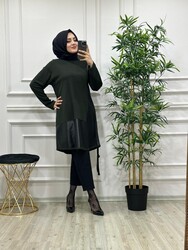 AZZE BUTİK - 8120 REYYAN TUNIK K15 HAKİ