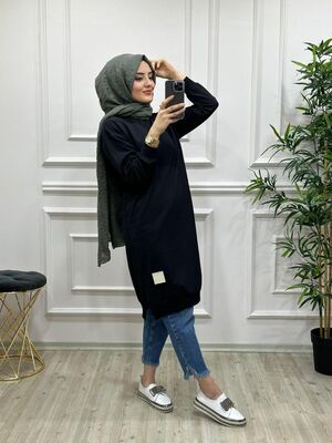 8230 NUR TUNİK K40 SİYAH