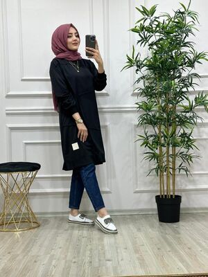 8240 YAĞMUR TUNİK K40 SİYAH