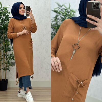 8260 KELEBEK TUNİK K50 TABA