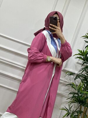 8280 RENK BLOKLU TÜNEL KAP K40 PEMBE