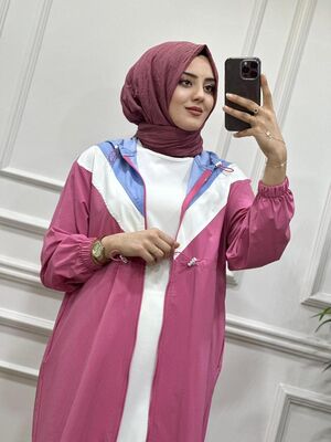 8280 RENK BLOKLU TÜNEL KAP K40 PEMBE
