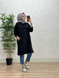 8400 DENİZ TUNİK K30 SİYAH - Thumbnail