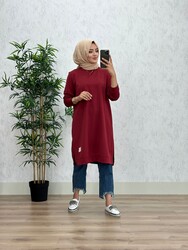 AZZE BUTİK - 8420 MEVA TUNİK K35 BORDO
