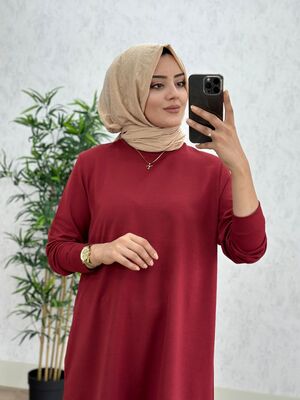 8420 MEVA TUNİK K35 BORDO