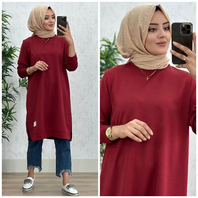 8420 MEVA TUNİK K35 BORDO