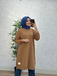 8420 MEVA TUNİK K35 CAMEL - Thumbnail