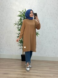 8420 MEVA TUNİK K35 CAMEL - Thumbnail
