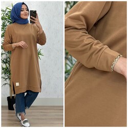 AZZE BUTİK - 8420 MEVA TUNİK K35 CAMEL