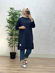 8420 MEVA TUNİK K35 LACİVERT - Thumbnail