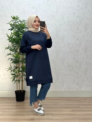 8420 MEVA TUNİK K35 LACİVERT - Thumbnail