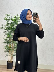 AZZE BUTİK - 8420 MEVA TUNİK K35 SİYAH