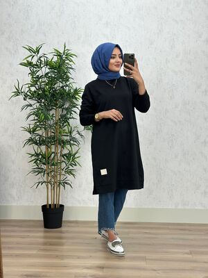 8420 MEVA TUNİK K35 SİYAH