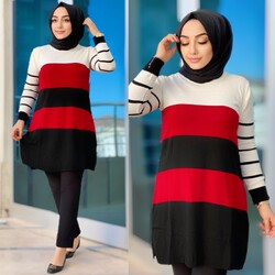 AZZE BUTİK - 9030 TUNIK K15 KIRMIZI