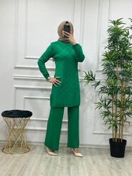 9090 AHSEN TRİKO TAKIM K40 YEŞİL - Thumbnail