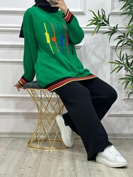 9120 DEMET TRİKO TAKIM K35 YEŞİL - Thumbnail