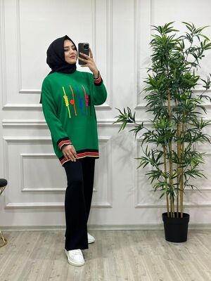 9120 DEMET TRİKO TAKIM K35 YEŞİL
