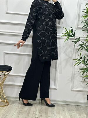 9140 SANEM TRİKO TAKIM K50 SİYAH
