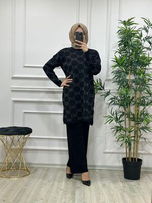 9140 SANEM TRİKO TAKIM K50 SİYAH